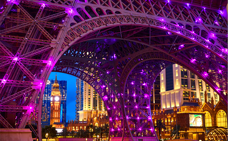 Cotai, Macau's racy twin, in photos — by David Sutton, and more from Smart Travel Asia — Big Ben through the Eiffel Towel at The Parisian Macao