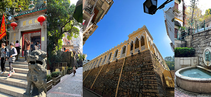 Macau heritage walks taking in A-Ma Temple, Lilau Square and the Moorish Barracks