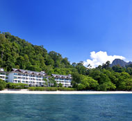 The rooms look onto a lovely bay as this address, one of the best Langkawi beach resorts