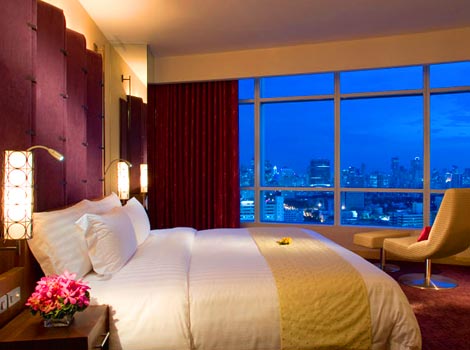 The soaring Centara Grand at CentralWorld is among the best Bangkok business hotels