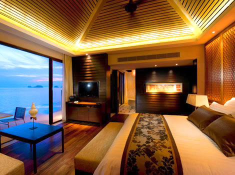 Bedroom views at this chic escape, one of the best Koh Samui luxury resorts