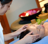 Spa treatment at the Regal International East Asia Hotel