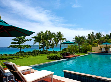 One of the best Sanya luxury resorts, the hotel fronts some of the whitest sand on the island, Presidential Pool Villa