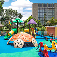 Artyzen Grand Lapa Macau is a very laid back family friendly hotel with a great outdoor pool and kids' play area