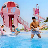 Expect excellent child-friendly facilities including a waterpark at Centara Mirage Lagoon Maldives