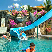 Water slides at Westin Resort Nusa Dua