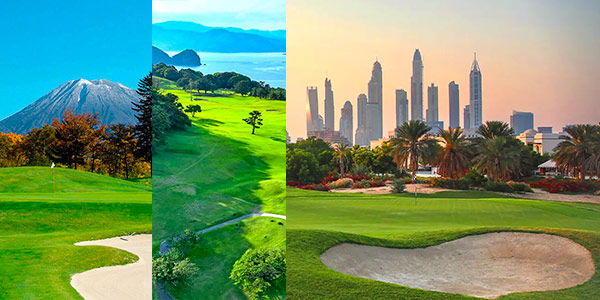 Most exciting Asian golf courses, from Japanese mountain greens to sandy swings in Dubai