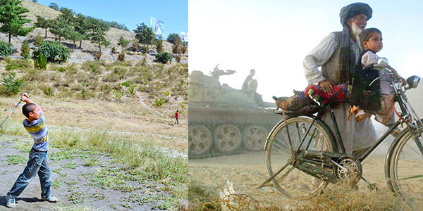 Most challenging Asian golf courses, Kabul Golf Club with its browns instead of greens