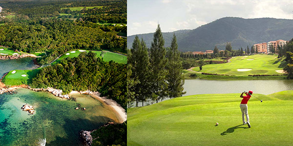 Toscana Valley Khao Yai is a beautiful Thailand golf escape and Riau Bintan Golf Club attracts Singaporean weekenders