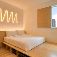 KL Pod hotels review, downtown MOMOS from Tune Hotels