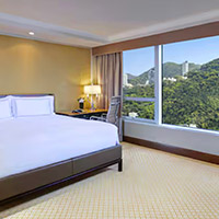 Conrad is a popular business hotel choice in Hong Kong and rates high vs Shangri-La and JW Marriott in Pacific Place