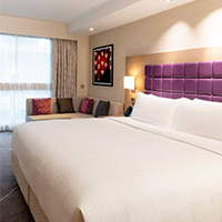 Holiday Inn Golden Mile TST punches above its class and scores well on our HK hotels guide vs Sheraton and others