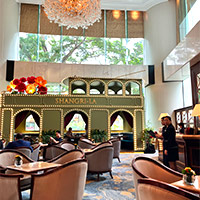 HK business hotels Shangri-La vs JW Marriott — Shangri-La lobby loses window view