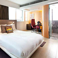 Hong Kong boutique hotels review, Gold Room at Ovolo on Arbuthnot Road, Central