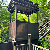 At Buahan by Banyan Tree, an inclinator covers the resort's four levels