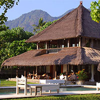 North Bali resorts, Puri Ganesha Villa Sepi for yoga and rustic romance