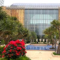 MGM Cotai is among the best Macau luxury casino hotels and rates highly vs Wynn Palace - Emerald Villa