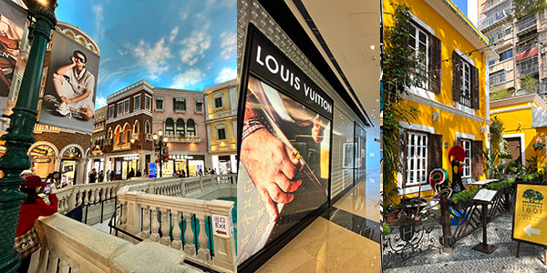 Macao fun guide to shopping, Venetian's Grand Canal to One Central, and Portuguese fine dining at Albergue 1601