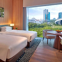 The new Hyatt Regency at KL Midtown caters for conferences and is a short walk from MITEC