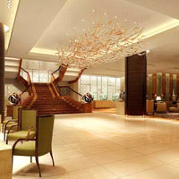 Makati business hotels, compare Fairmont vs Peninsula, Fairmont luxury lobby view