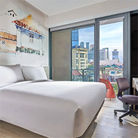 Mercure ICON Singapore is one of the largest with 989 rooms
