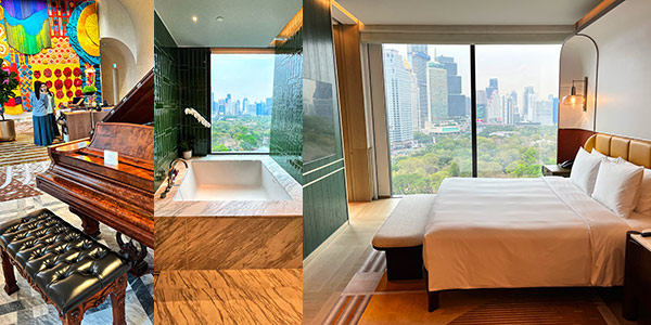 Bangkok new hotels review - comparing the playful lifestyle Andaz One Bangkok (pictured) vs the Ritz-Carlton, Dusit Thani and Aman Nai Lert