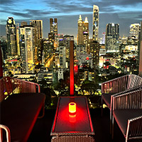CHAR at Hotel Indigo is a quieter evening retreat with a great view