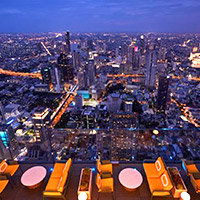 Bangkok sky bar guide: Sky Beach at Standard has entry fees that travel agents can arrange too