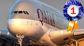 Qatar Airways, voted Best Airline in the World in 2024 Smart Travel Asia Reader Poll