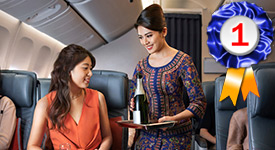 Singapore Airlines, Best Cabin Service worldwide 2024