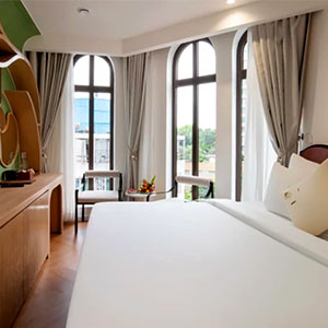 The new 2024 arrival Me Saigon Boutique Hotel offers affordable style