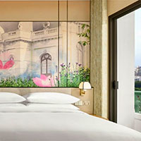 Sheraton's Signature rooms offer delicate fresh decor